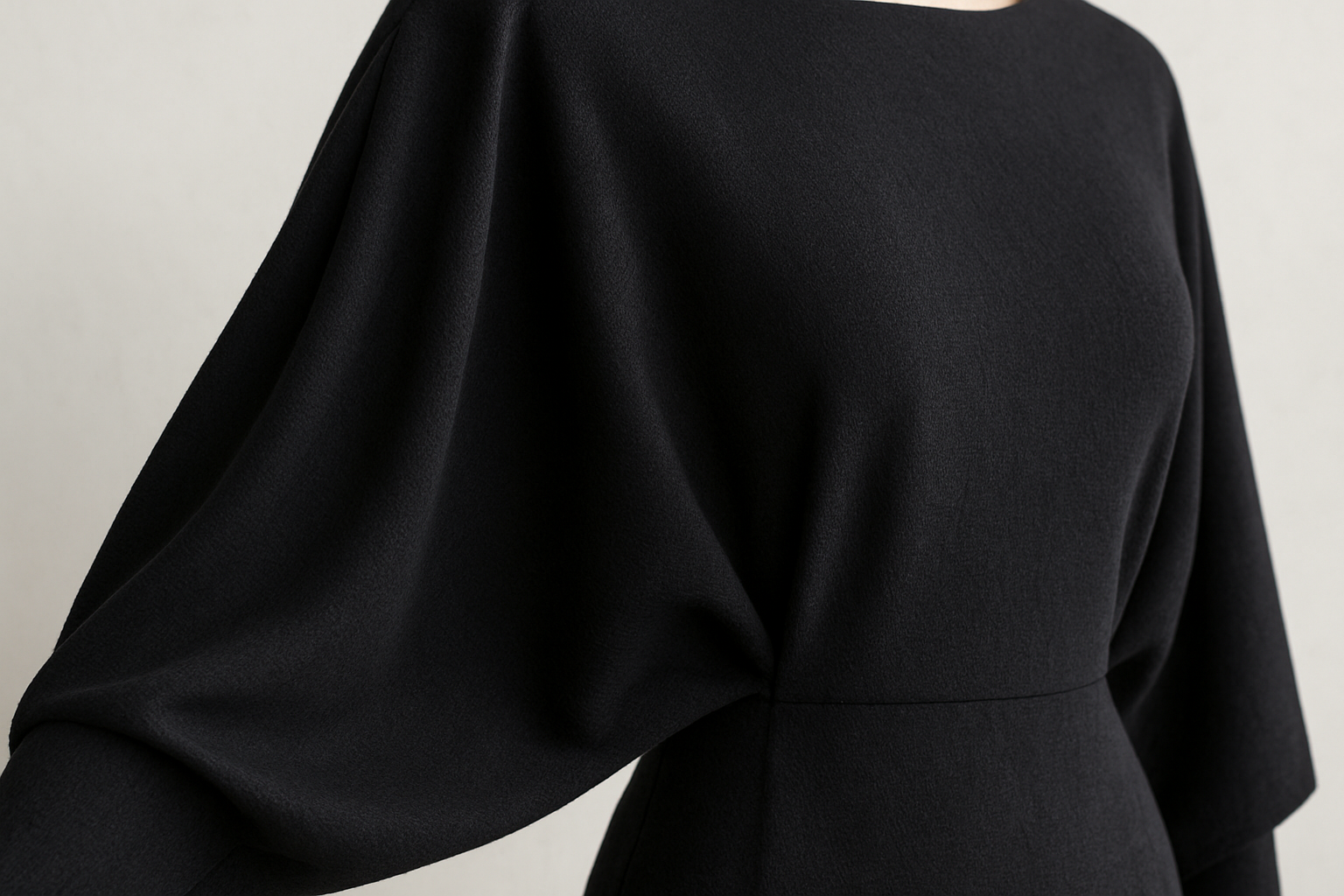 Elegant Bat Sleeve Dress for Women