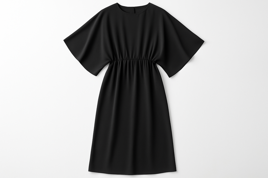 Elegant Bat Sleeve Dress for Women