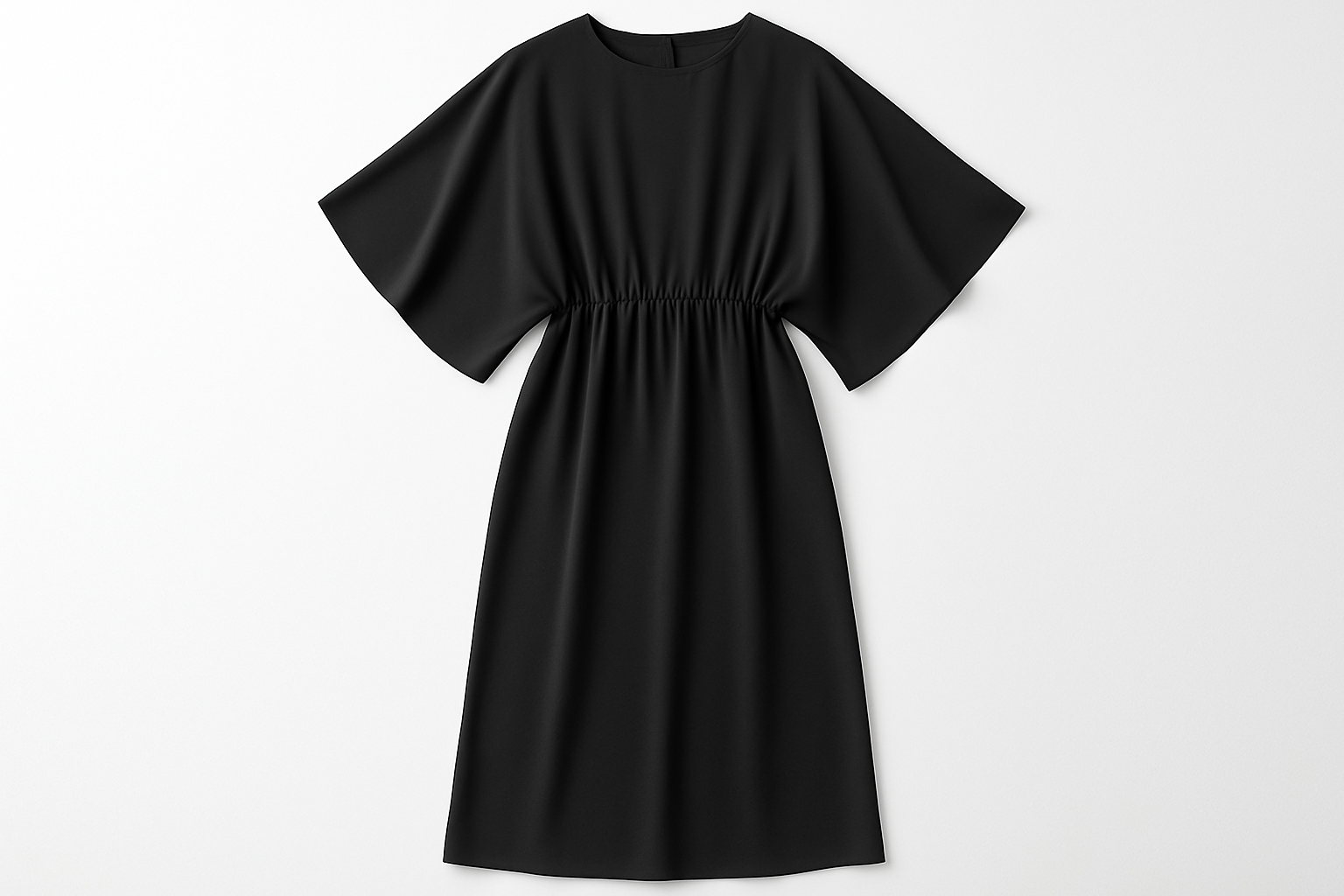 Elegant Bat Sleeve Dress for Women